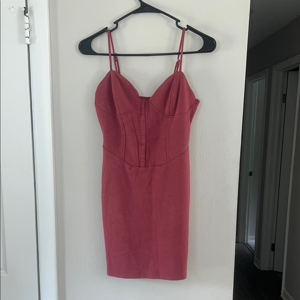 Wild Fable Pink Spaghetti Strap Bodycon Mini Dress